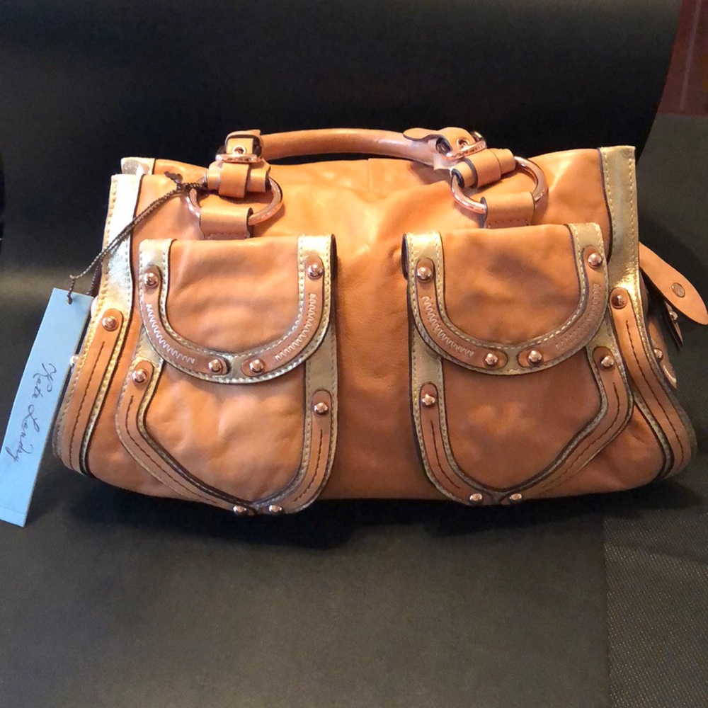 Stunning Kate Landry Rose Gold Leather Tote 👜